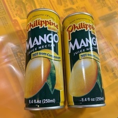 フィリピンのマンゴージュース2本