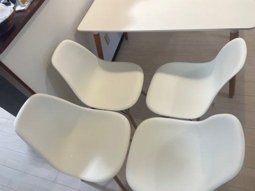 値下げしました！【美品】 ダイニングテーブル5点セット