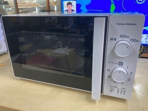 ユアサ　電子レンジ　2021年製　リサイクルショップ宮崎屋　住吉店　23.5.26F