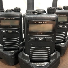 STANDARD 携帯型デジタルトランシーバー デジタル簡易無線 VXD1 3台セット