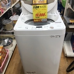 K013★SHARP製★2021年製4.5㌔洗濯機★1年間保証付き★近隣配送・設置可能