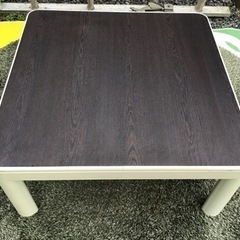 中古　難あり　カジュアルコタツ　白