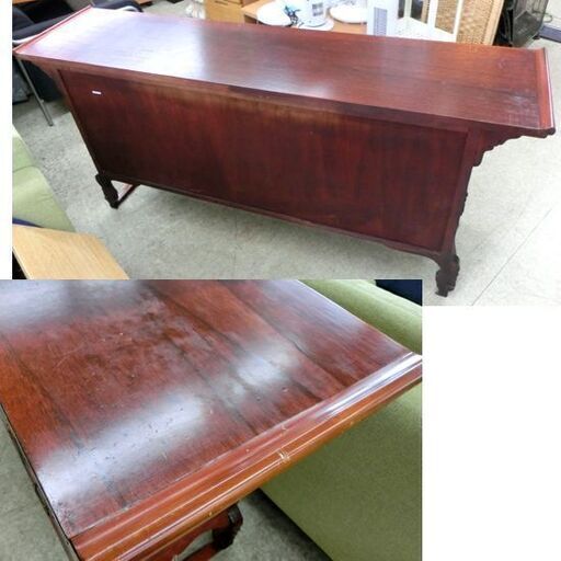 李朝家具 サイドボード 収納キャビネット 抽斗飾り棚 アンティークチェストボード 札幌市西区西野