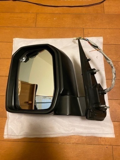 ハイエース ドアミラー 6型 LEDウィンカー パールホワイト 助手席側のみ ジャンク