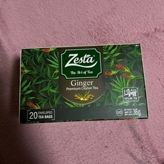 Zesta ジンジャー　premium ceylon tea（ゼスタ）セイロンティー　20パック　の画像