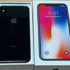 【美品】iPhone X 256GB simフリー本体ブラック(...
