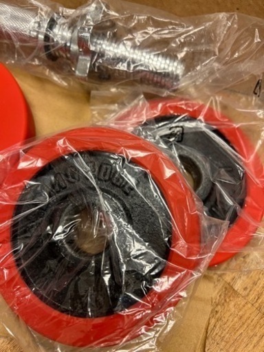 ほぼ新品！LEADING EDGE シリコンラバーダンベル 片手20kg