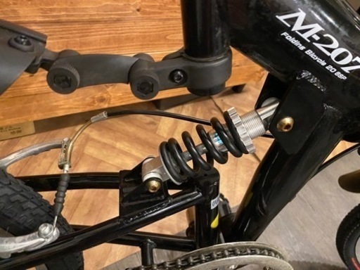 タイヤ新品！【前後サス付き】20インチ折りたたみ自転車