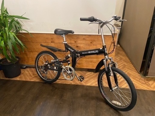 タイヤ新品！【前後サス付き】20インチ折りたたみ自転車