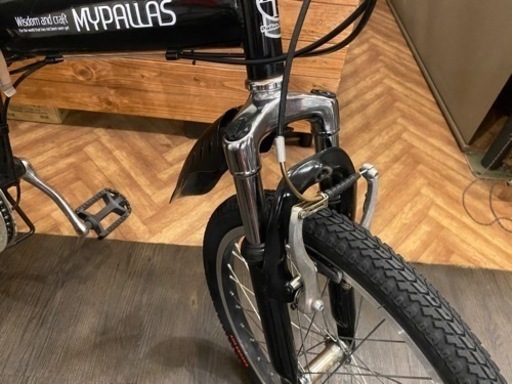 タイヤ新品！【前後サス付き】20インチ折りたたみ自転車