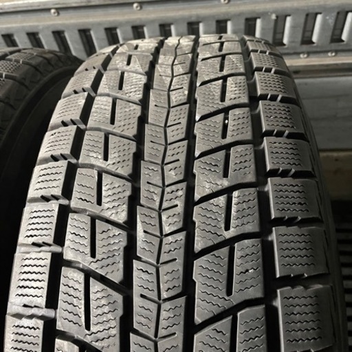 バリ山　DUNLOP ダンロップ　SJ8 265/70R16 スタッドレス　タイヤ　2013年製　16インチ　レアマイスター　アルミホイール付き　ランクル