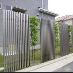 2枚セット連結可 アルミ縦格子　　　　　　スクリーンフェンス 使い方色々 takasho製の画像