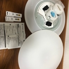 アイリスオーヤマLED電気　二つセットの画像