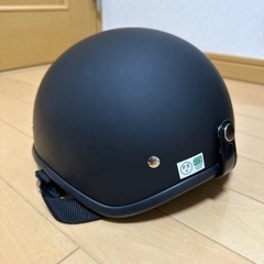 【お話中】半キャップ　バイク用ヘルメットの画像