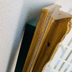 【希少】1m超え！かなり大きいゴールドフレーム 額縁 アンティーク仕上げの画像