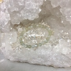 【新品 未使用】ムーンストーン ブレスレット 珠6㎜の画像