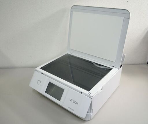 使用感少 EPSON A4 インクジェットプリンター カラリオ 複合機 EP-883AW ホワイト 2020年製 元箱あり エプソン 