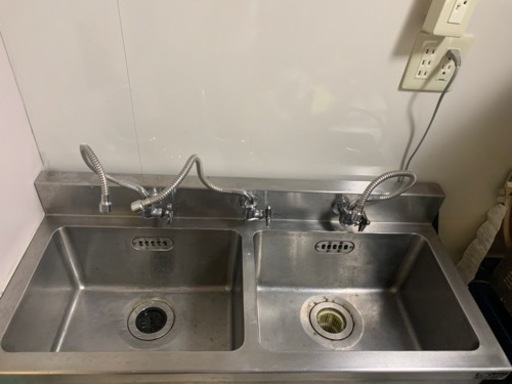 マルゼン二槽シンク　業務用