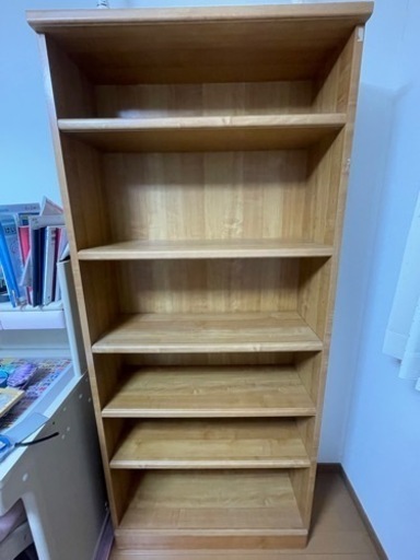 本棚　幅80cm 高さ180cm 奥行き28cm
