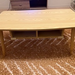 テレビ台・ローテーブル・チェスト・座椅子　4点セットの画像