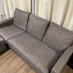 ニトリ　カウチソファ　3人掛けの画像