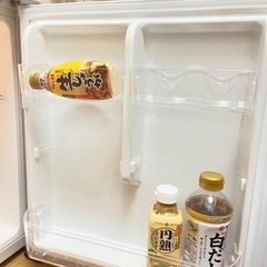 2ドア冷蔵庫 90L  エスキュービズムの画像