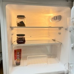 2ドア冷蔵庫 90L  エスキュービズムの画像