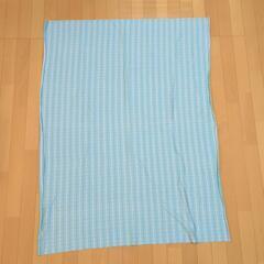 【無料！】☆美品☆　ニット生地　布　水色　北欧