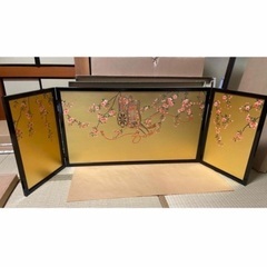 美品🎎豪華な雛人形屏風②🎎親王飾り・七段飾りにの画像