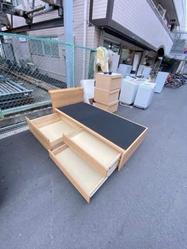 ? 大阪市内配達設置無料 ?引き出しベッドセット??