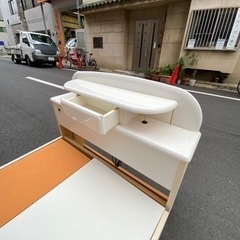 大阪市内配達設置無料 ?白シングルベッドセット??