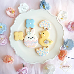 イースターのアイシングクッキー経験ワークショップin京王線国領駅の画像