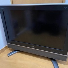 SHARP AQUOS 32型 【ありがとうございました】の画像