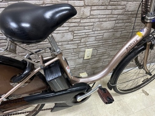新生活応援SALE  東京23区配達無料　新基準　ブリヂストン　アシスタ　12.8Ah リチウム 電動自転車 中古 148