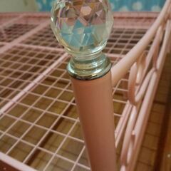 鉄パイプベッド、ダブルベッドの画像