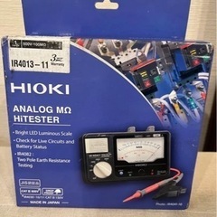 日置電機 アナログメグオームハイテスタ IR4013-11 絶縁抵抗計☆新品☆