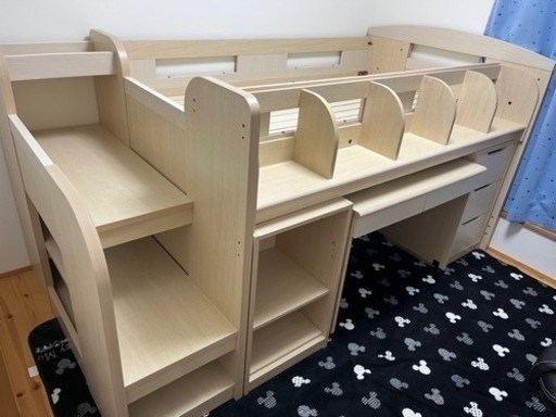システムベッド　子供　机　小学生