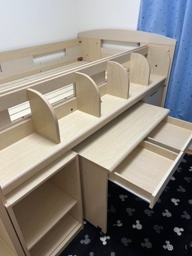 システムベッド　子供　机　小学生