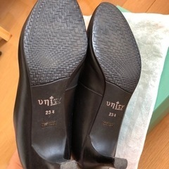 美品　ハイヒールパンプス　レディース　山羊革　ビジネス パンプス黒の画像