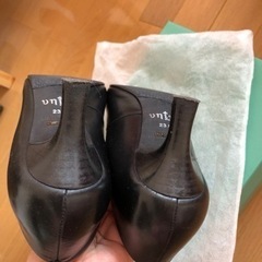 美品　ハイヒールパンプス　レディース　山羊革　ビジネス パンプス黒の画像