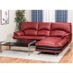 大塚家具赤ソファ