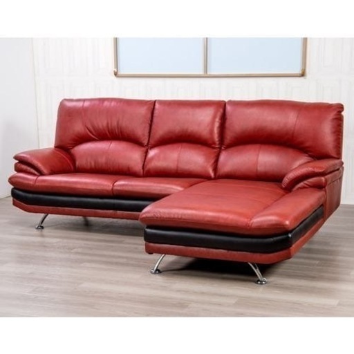 大塚家具赤ソファ