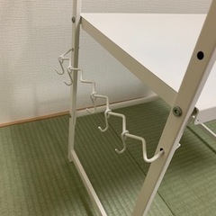 電子レンジ、トースター収納の画像