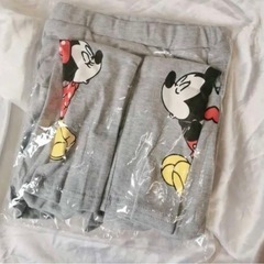 120 グレー レギンススカート スカート スパッツ ミッキー ミニー スパッツ ディズニー 黒 春物 秋物 冬物 コラボの画像