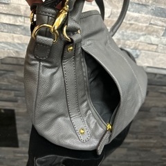 未使用品！グレー系のショルダーバッグ　ショルダーポーチ　の画像