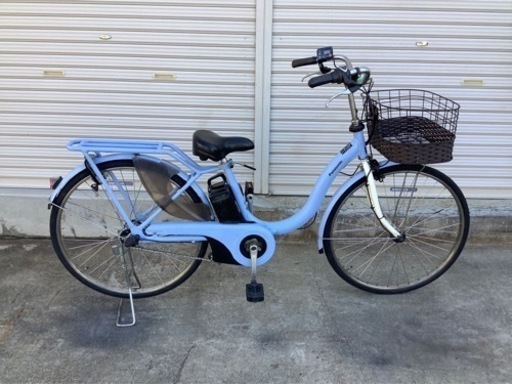 1パナソニック最新機種電動アシスト自転車vivi26インチブルーボディー