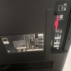 40インチTVとデッキのセットの画像