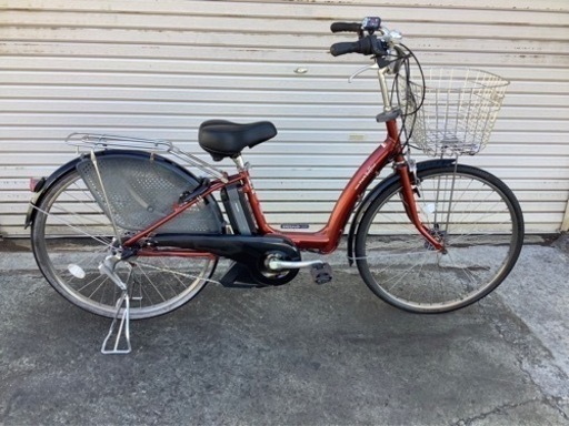 5 ヤマハ新機種電動自転車pas Raffini26インチブラウンアルミボディー