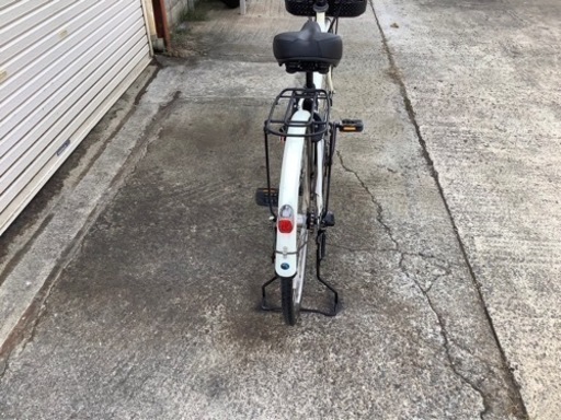 9  パナソニック新機種電動アシスト自転車Agirl's26インチホワイトボディー