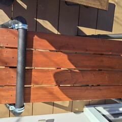 ウッド テーブル　アウトドア　キャンプの画像